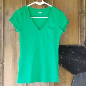 Express v neck tee size medium